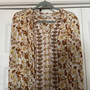 LOFT Autumn Floral Top